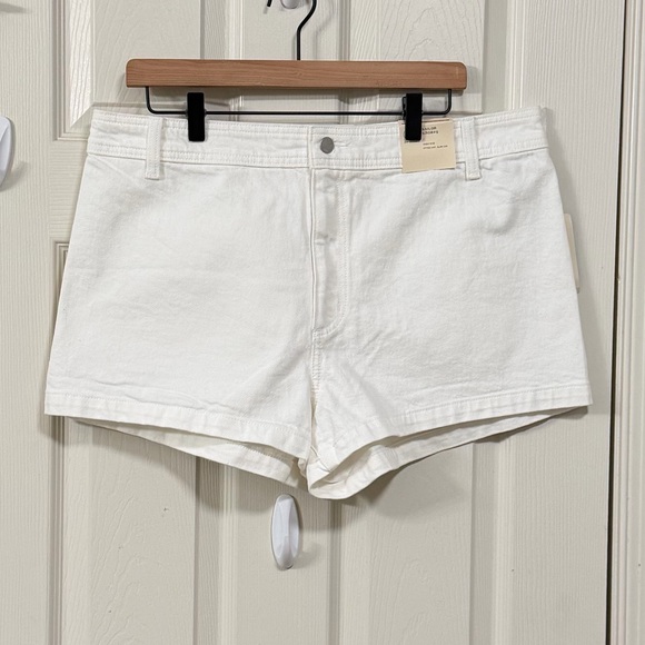 Universal Thread Women's High-Rise Sailor Denim Shorts Quiet Luxury Beach Shorts - Picture 9 of 15